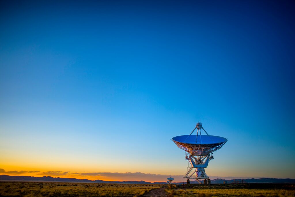 satellite transmitting data